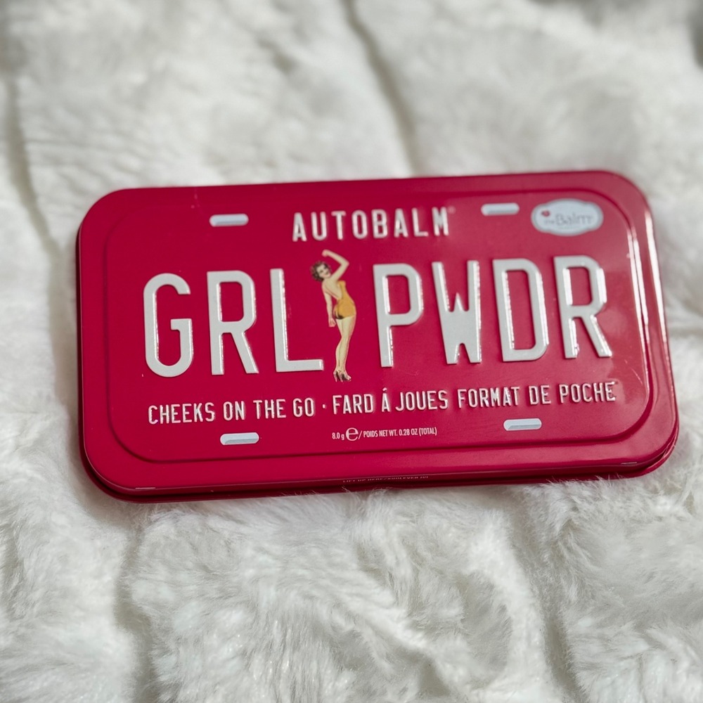 theBalm Autobalm GRL PWDR Cheeks on the Go Blush Palette 4 Shades Travel Tin - Picture 2 of 4